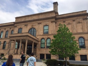 Exterior view of the historic building that houses World Food Prize Museum