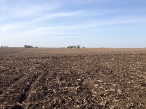 View from the tractor.